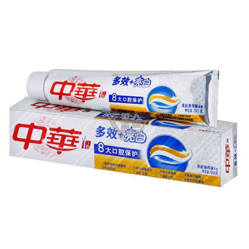 90g中华多效 亮白牙膏1*9