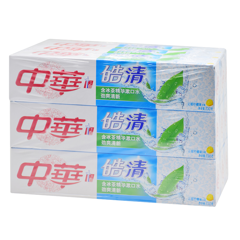 130g中华皓清牙膏(柠檬)